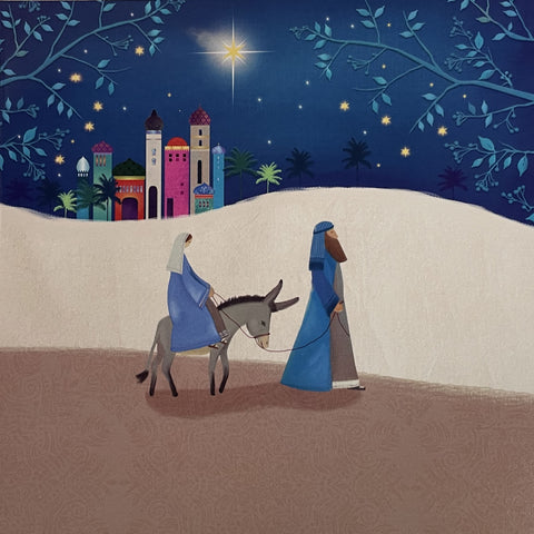 Christmas Cards - Mary, Joseph and Donkey