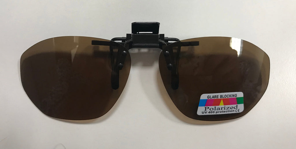 Tan Lens- Polarized Clip-On CE Lens